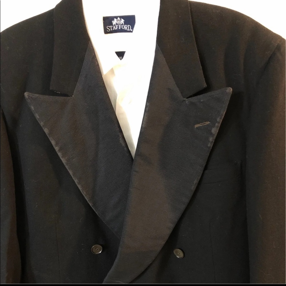 Vintage CHENEVERT's La. Men's Black Pant Suit
